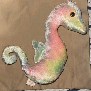 Colorful Plush Seahorse Bird Toy